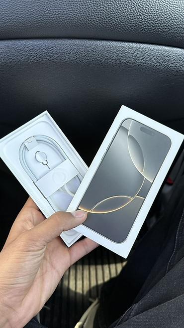 iphone xt: Бишкек продаю: IPhone 16 PRO Natural Titanium 256 GB 89% BOX Заводской — 2