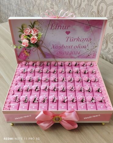 Xonça: Heri sokolad xoncasi;Heri,nisan,elcilik,toy,xina,ad gunu,xestexana — 10