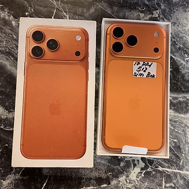 goggle pixel: IPhone 17 Pro Max, Б/у, 512 ГБ, Оранжевый, Защитное стекло, Чехол, Кабель, 100 % — 7