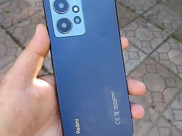 quba telefon satisi: Redmi Note 12, 128 GB, rəng - Qara, Face ID, Barmaq izi, İki sim kartlı — 1