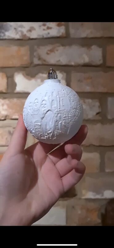 апама белек: Персональная светящаяся ёлочная игрушка-литофания с вашей фотографией