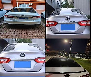 тойота значок: Набор эмблем и букв для Toyota Camry черный глянец (black gloss) — 5