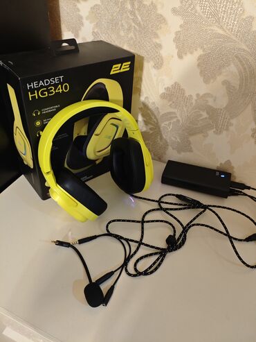 Səsgücləndiricilər, qulaqlıqlar və mikrofonlar: 2E Gaming HG310 (sarı) oyun qulaqlığı Xüsusiyyətlər: - Dinamik