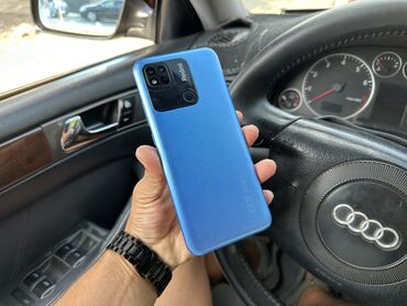 арзан баадагы телефон: Redmi, Redmi 10A, Колдонулган, 128 ГБ, түсү - Көк, 2 SIM