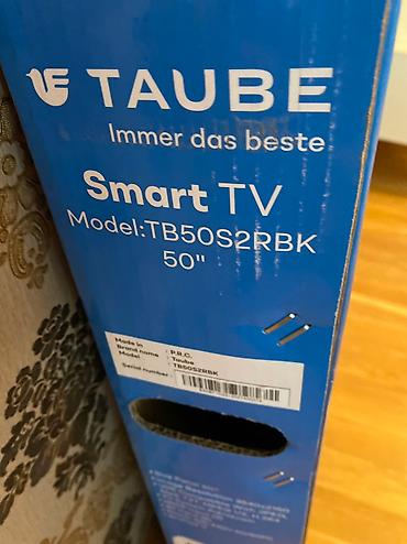 taube soyuducu: 128 sm genis ekran,4 K UHD son model Almaniya brendi Taube Smart tv,4 — 4