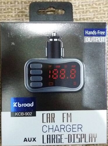 fm radio: Modulyator Kbroad KCB-902 Teze FM modulyator.
bluetooth yoxdur