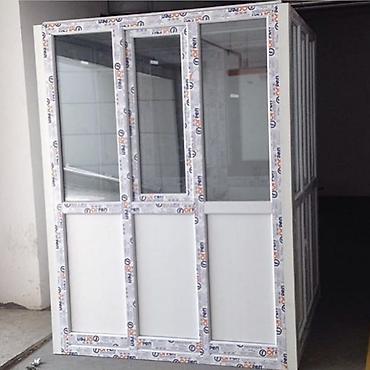 Budkalar, köşklər: Kabinlər. Plastikdən hazırlanmış kabinlər, otaqlar, arakəsmələr — 4