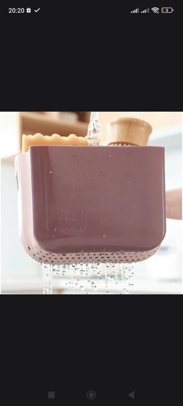 Другие аксессуары для кухни: Складная сливная корзина для кухни Крепление: присоски. Новая! — 3