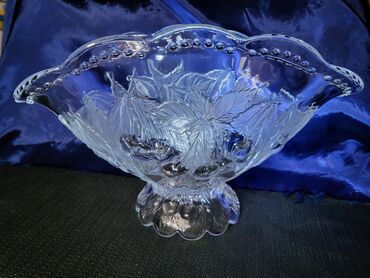 Činije: Cinija za voce za na sto,pun rad iz 70ih.god. Cinija za voce,sa mat — 3