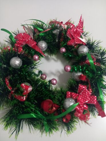 Praznična dekoracija: Venac, bоја - Šareno, Novo — 9
