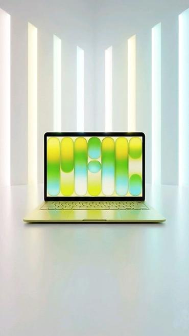 macbook pro m3: MacBook Neo – A18 Pro Chip, limon-sarı rəng (citrus rengi). indigo ve — 6