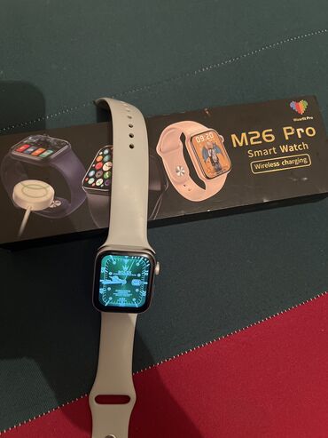aplle watch 4: M26 pro Smart Watch Б/у Каропкасы менен Без зарядка Хорошем состоянии
