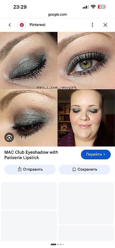 orginal canta: M·A·C təkli göz kölgələri – 2 ədəd set
Original — 6