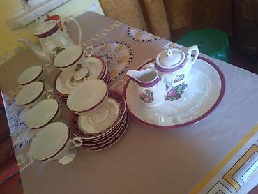 Çay dəstləri və servizlər: Çay dəsti, rəng - Ağ, Farfor — 11