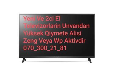 siniq televizor ekranlarinin berpasi: Butun Nov Yeni Xarab Işlemiyen Veya 2ci El Televizorlarin Unvandan