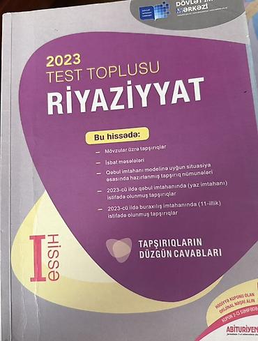Testlər: Kitablar yeni və ya çox az işlənmiş vəziyyətdədir. Test topluları 3 — 3