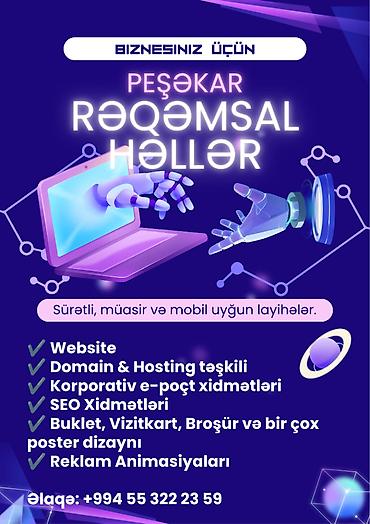 Digər xidmətlər: 🌐 Biznesinizi rəqəmsal dünyada gücləndirin! 🚀 Müştərilərinizin sizi — 1