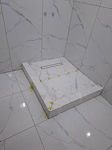 Укладка плитки: Гидроизоляционные работы, Фартук на кухне, Подготовка стен для укладки | Керамогранитая плитка | Раскладка ковром, Вертикальная укладка, Диагональная укладка Больше 6 лет опыта — 3