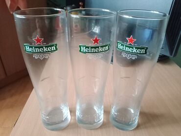 Čaše:  Heineken čaše nove 6kom. 850 din.fiksno. Pogledajte i ostale moje
