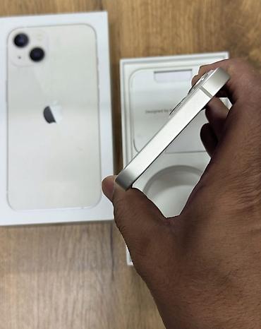 iphone qq: IPhone 13, 128 GB, Ağ, Zəmanət, Simsiz şarj, Face ID — 4