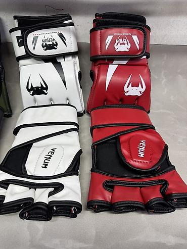 Перчатки: Перчатки для MMA и единоборств Venum (анатомические, открытые пальцы) — 9