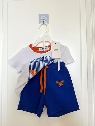 Dəstlər: Uşaq dəsti – Armani Exchange Premium 9 ay - 2 parça: qısaqol köynək — 2