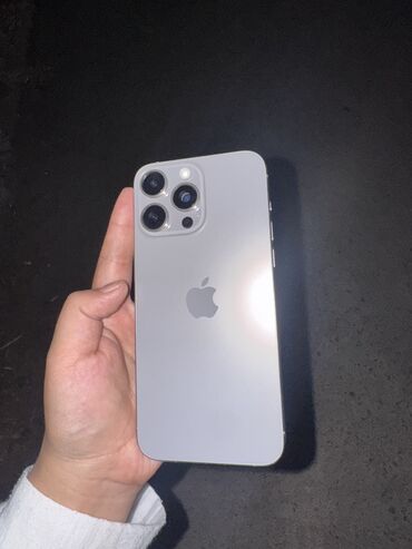купить номера телефонов: IPhone 15 Pro Max, Б/у, 256 ГБ, Natural Titanium, Защитное стекло, Чехол, 94 %