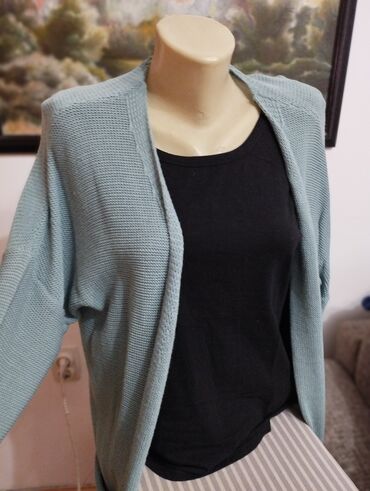 Women's Sweaters, Cardigans: XL (EU 42), Buckle, Single-colored