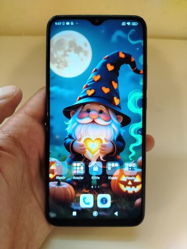 redmi note 9 s: Redmi 9, 32 GB, rəng - Boz, Barmaq izi