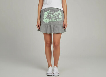 biale klapki lasocki: Bik Bok, Women`s skirt, size L