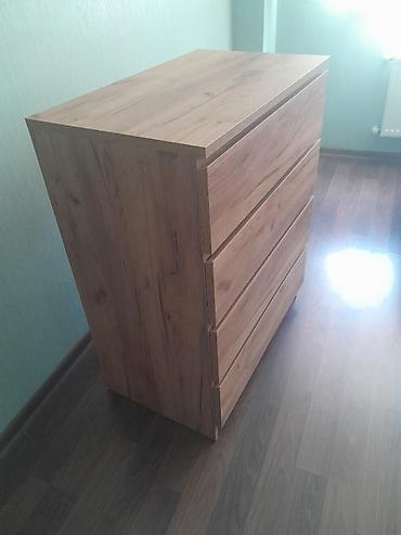 Komodlar: Ağac teksturalı 4 çekmecəli komod - Material: ağac naxışlı — 2