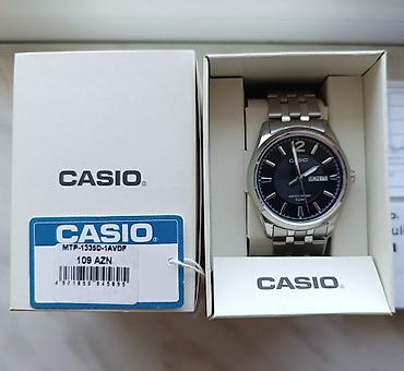 5 15: Casio kişi qol saatı - Model: MTP seriyası (arxa qapaqda MTP-1383 — 5