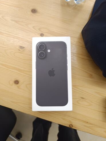 iphone 10 цены: IPhone 16, Жаңы, 128 ГБ, Кара, Куту, 100 %