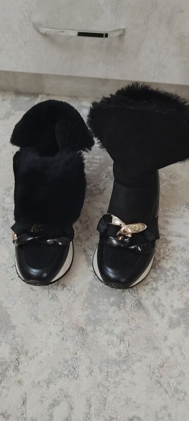 зимние обувь мужские: Сапоги, 36, цвет - Черный