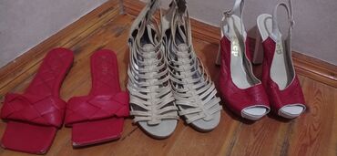 Кроссовки и спортивная обувь: Размер: 40, цвет - Красный, Б/у