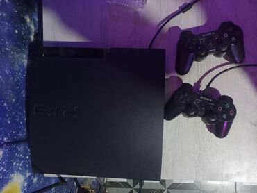 PS3 (Sony PlayStation 3): Ps 3 slim 150 gb 12 oyunlu mukemel vezziyetde di ciddi alicilar