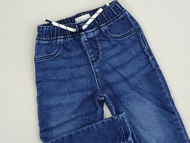 spodnie z zamkiem na nogawce: Spodnie jeansowe, Primark, 12-18 miesięcy, stan - Bardzo dobry