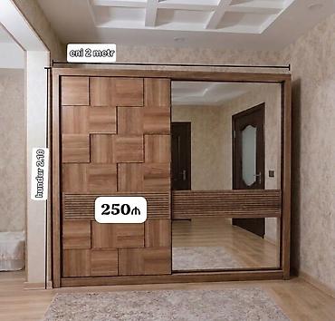 Dolab satılır – sürgülü qapılı, güzgülü model. - En: 2 metr - lalafo.az -da Dolab satılır – sürgülü qapılı, güzgülü model. - En: 2 metr -
