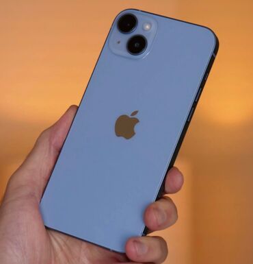 Apple iPhone: IPhone 14 Plus, 128 GB, Mavi, Simsiz şarj, Face ID, Sənədlərlə