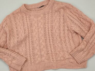 bluzki z okrągłym dekoltem: Sweter, Cropp, L, stan - Dobry