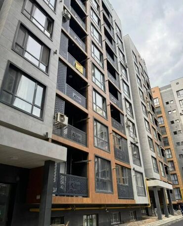 готовые квартиры под псо бишкек: 1 комната, 53 м², Элитка, 6 этаж, ПСО (под самоотделку)