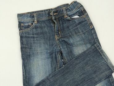 spodnie dla dziewczynki 146: Jeans, 9 years, 128/134, condition - Good