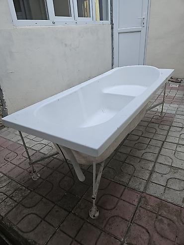 hovsan hamam: Akril vanna satılır. Ağ rəngli, düzbucaqlı formalı vannadır — 1