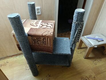купить домик для кошки недорого: Продаю кошкин дом, самодельный. 1500