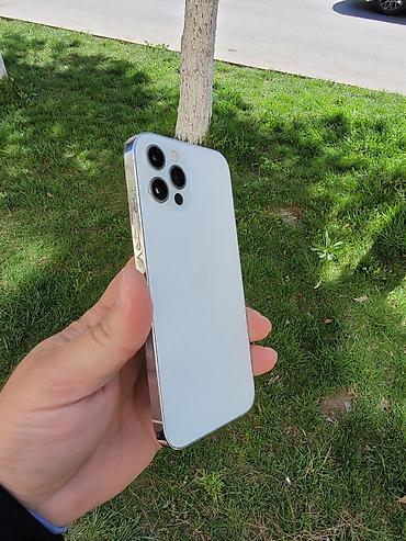 Apple iPhone: IPhone 12 Pro, 128 GB, White Titanium, Face ID — 15