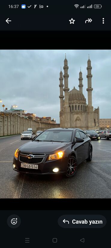 chevrolet gence filiali: Chevrolet Cruze: 1.4 л | 2015 г. 168000 км Седан