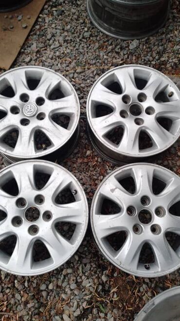 Диски: Литые Диски R 15 Toyota, Комплект, отверстий - 5, Б/у