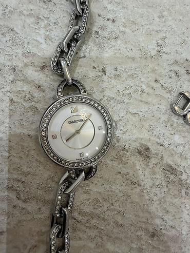 Наручные часы: Zərif qadın qol saatları və qolbaq dəsti - Swarovski qadın saatı — 3