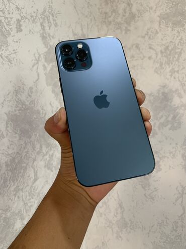 айфон xr цена в бишкекебу: IPhone 12 Pro Max, Жаңы, 128 ГБ, Заряддоочу түзүлүш, Коргоочу айнек, Каптама, 88 %