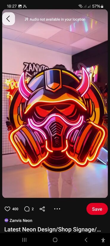 Reklam lövhələri: LED neon işıqlı tablo və yazılar – fərdi dizayn Məhsulun təsviri: - — 80